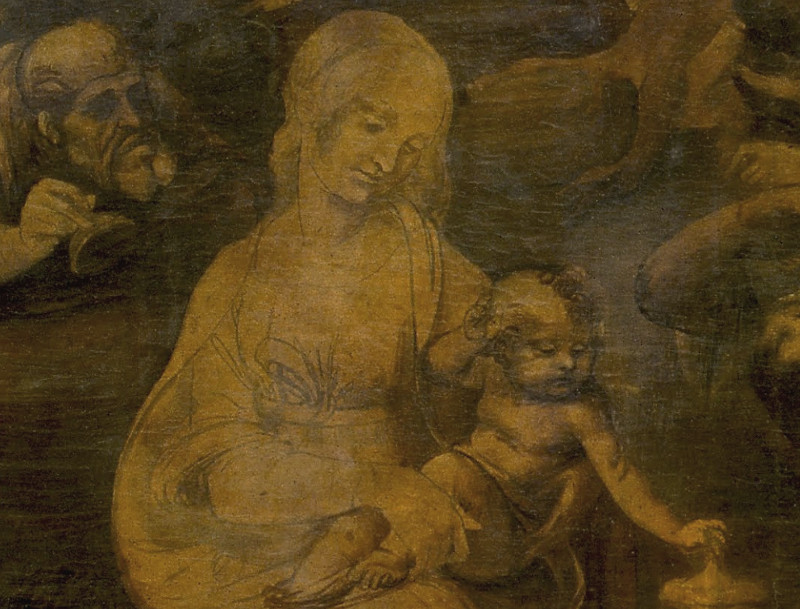 Underpainting, Leonardo da Vinci