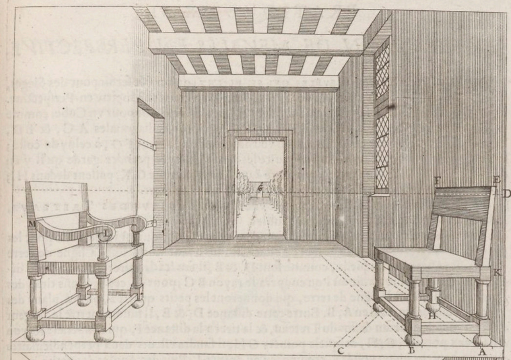 from: La perspective pratique, necessaire a tous peintres, graveurs, sculpteurs, architectes, orphevres, brodeurs, tapissiers, […], Jean Dubreuil, 1642
