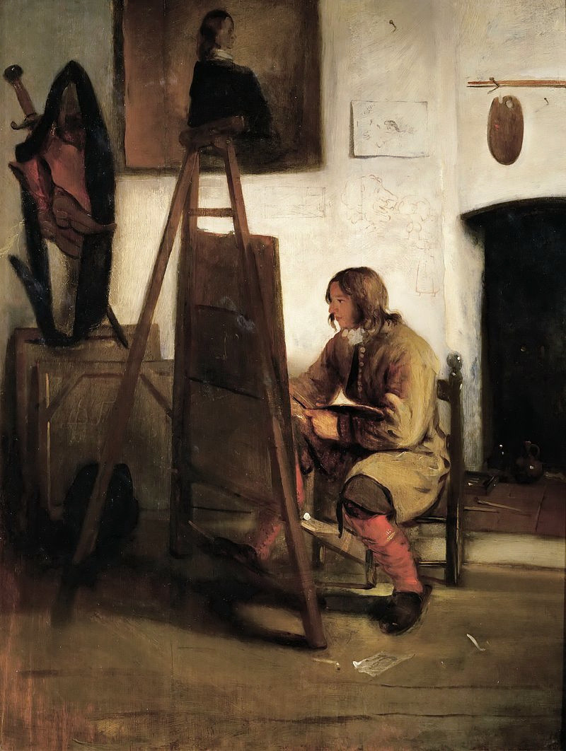 Barent Fabritius, A Painter at his Easel