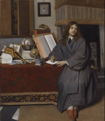 Portrait of the Pharmacist Dr. Ysbrand Ysbrandsz. in an Interior, Portrait of the Pharmacist Dr. Ysbrand Ysbrandsz. in an Interior