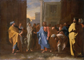 Christ and the Woman Taken in Adultery, Nicolas Poussin