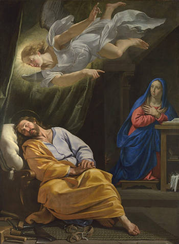 The Dream of Saint Joseph, Philippe de Champaigne