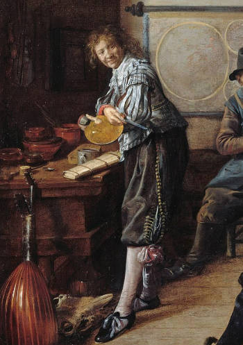 The Painter in his Studio, Jan Miense Molenaer