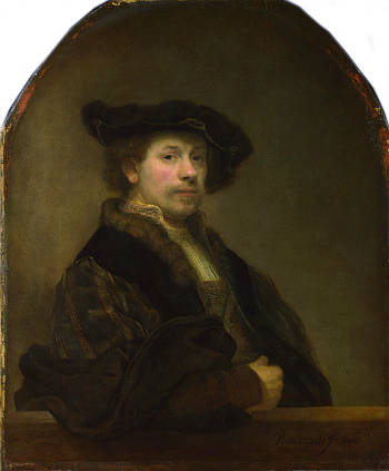 Self Portrait at the Age of 34, Rembrandt