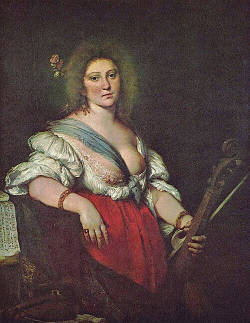 The Viola da Gamba Player, Barbara Strozzi