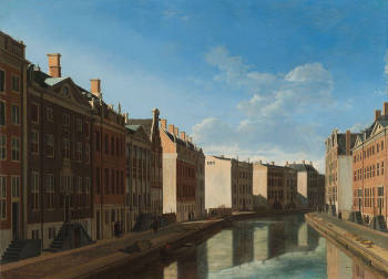 Golden Bend in the Herengracht, Amsterdam, Gerrit Berckheyde