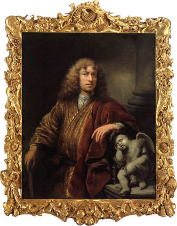 Self Portait of Ferdinand Bol, Ferdinand Bol