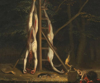 CCThe Corpses of the De Witt Brothers, attributed to Jan de Baen