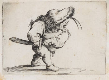 A Hunchback about to Draw his Sword, Jacques Callots