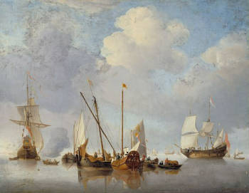 Calm, Willem van de Velde the Younger