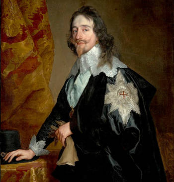 Portrait of King Charles I, with the Order of the Garter, Antony van Dyck