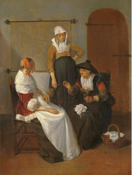A Confidential Chat, Quiringh van Brekelenkam 
