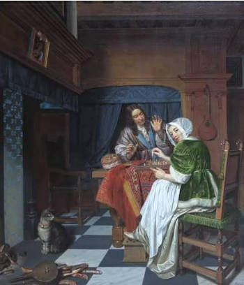 The Chess Players, Cornelis de Man