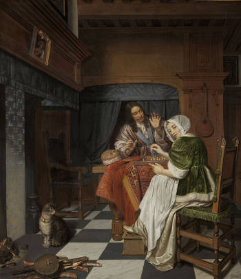 The Chess Players, Cornelis de Man