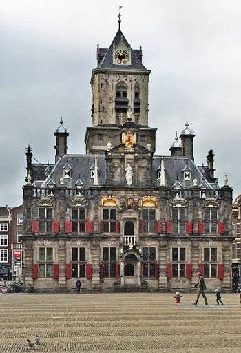 Het Stadhuis (City Hall) in Delft,  Hendrick de Keyser