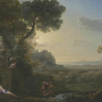 Landscape with Narcissus and Echo, Claude Lorrain