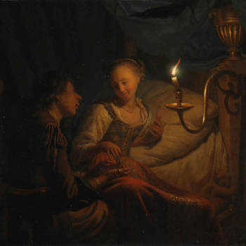 A Man Offering Gold and Coins to a Girl, Godfried Schalcken
