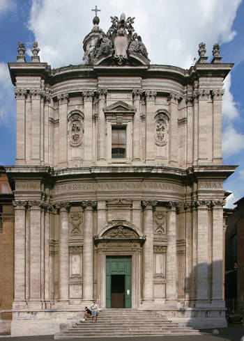 Santi Luca e Martina at the Roman  Forum in 1634, Pietro da Cortona