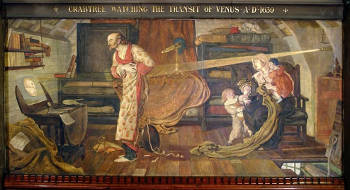 William Crabtree Making One of the First Two Independent  Observations of a Transit of Venus in 1639,  Ford Maddox Brown