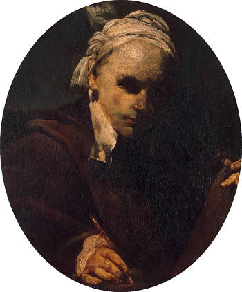 Self Portrait of Giuseppe Maria Crespi, Giuseppe Maria Crespi
