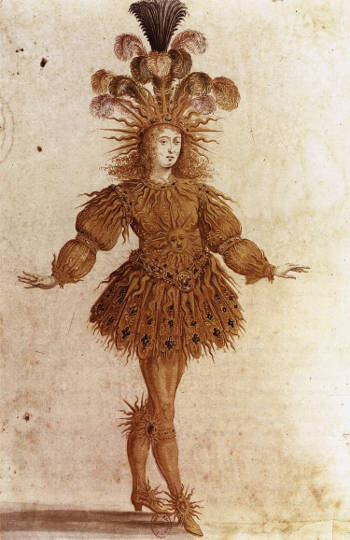 Apollo performed by Louis XIV, Ballet de la nuit Anonymous, Anonymous