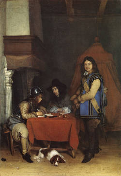 An Officer Dictating a Letter, Gerrit ter Borch