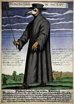 , Plague Doctor Schnabel (Beak) in 17th Century Rome, Paul Fürst