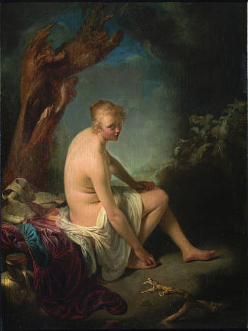 Woman Bather, Gerrit Dou