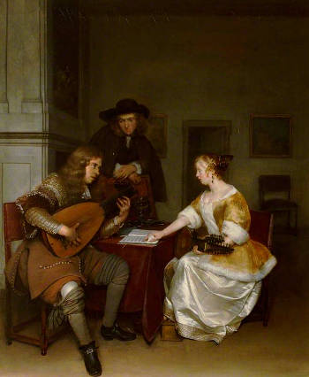 The Duet, Gerrit ter Borch
