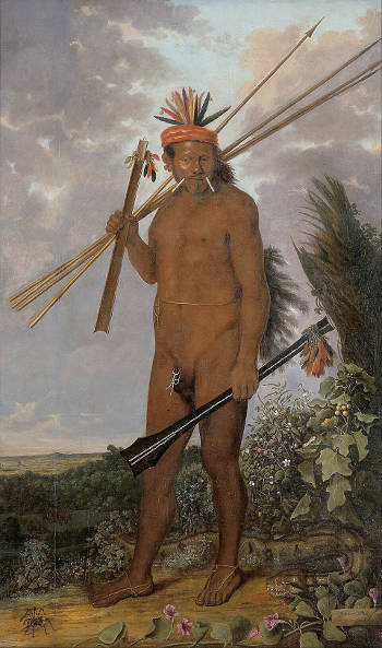 Portrait of a Tapuya Male with Hunting Gear, Albert Eckhout