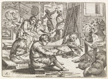 The Painter in his Studio, Odoardo Fialetti