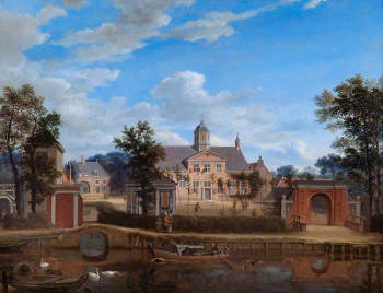 The Château of Goudestein, on the River Vecht, near Maarsen, Jan van der Heyden