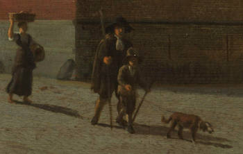 A View in Cologne (detail), Jan van der Heyden