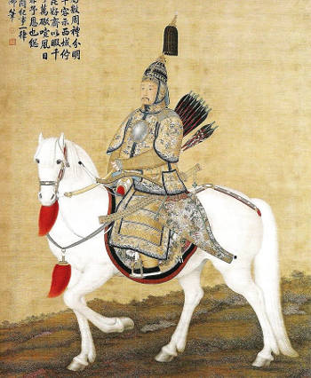 Armoured Kangxi Emperor,Anonymous
