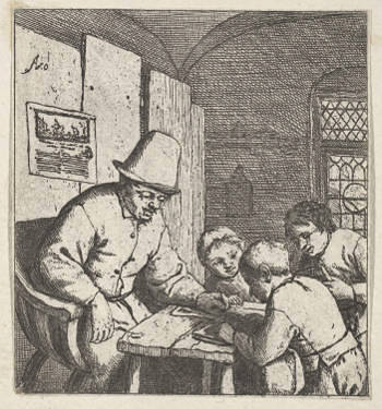 The Schoolmaster, Adriaen van Ostade