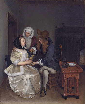 A Glass of Lemonade, Gerrit ter Borch