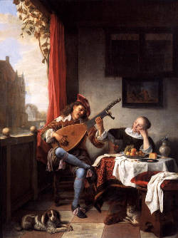 Two Lovers at Table, Hendrick Sorgh