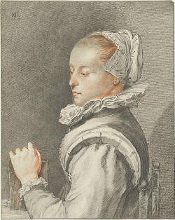 Maria Tesselschade Roemers Visscher,  Hendrick Goltzius