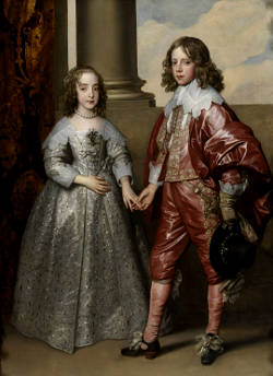 William II, Prince of Orange, and his Bride, Mary Stuart, 	
Anthony van Dyck