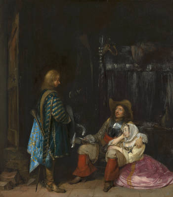 The Messenger, Gerrit ter Borch