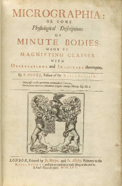 Micrographia, Robert Hooke
