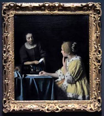 Mistress and Maid, Johannes Vermeer