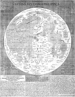Langrenus Map of the Moon 1645