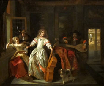 Musical Conversation, Pieter de Hooch