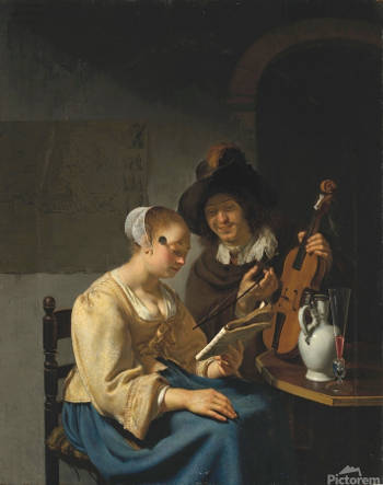 The Music Lesson, Frans van Mieris