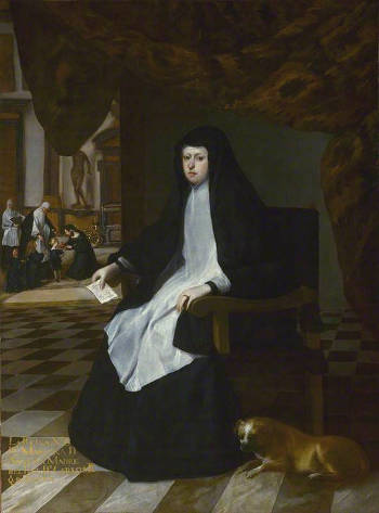 Queen Mariana of Spain in Mourning, Juan Bautista Martínez del Mazo