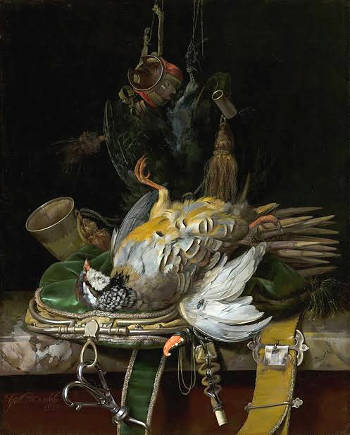 Still Life with Partridges, Willem van Aelst