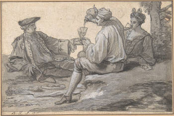 A Picnic Party, Bernard Picart