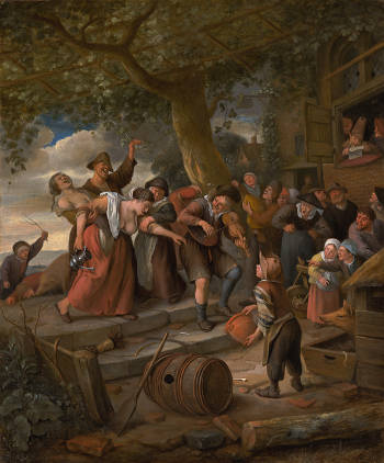 A Pig Belongs in the Sty, Jan Steen
