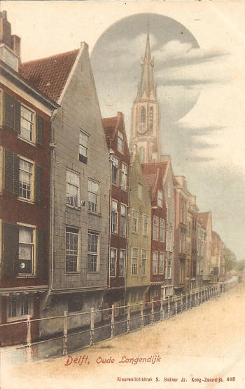 Postcard of Oude Langendijk, Anonymous